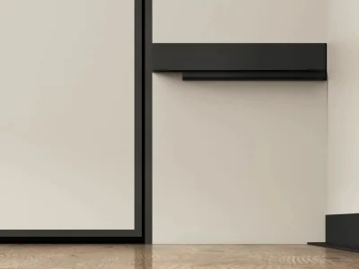 Микроплинтус LACONISTIQ L MAX угловой Черный анод (2450х35х16 мм)