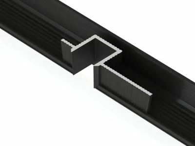 Теневая рейка LACONISTIQ CLASSIC Черная анодированная (3000х11х9 мм)