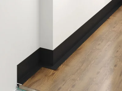 Микроплинтус LACONISTIQ L MAX угловой Черный анод (2450х35х16 мм)