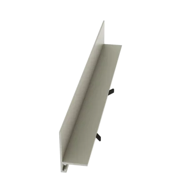 Микроплинтус LACONISTIQ Micro-L угловой Шампань анодированный (2450х25х16 мм)