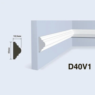 Молдинг HiWood D40V1 (2000x40x18,5 мм)