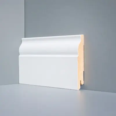 Плинтус МДФ белый DeArtio U103-100