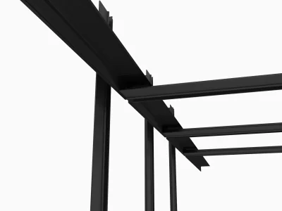 Теневая рейка LACONISTIQ CLASSIC Черная анодированная (3000х11х9 мм)